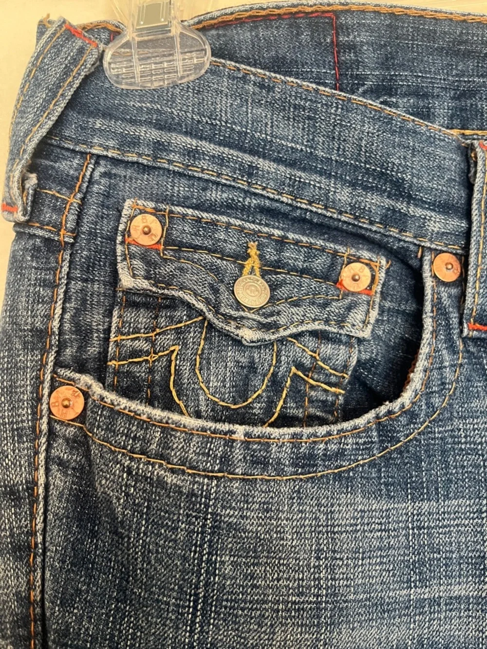 True Religion Dark Blue Flare Jeans